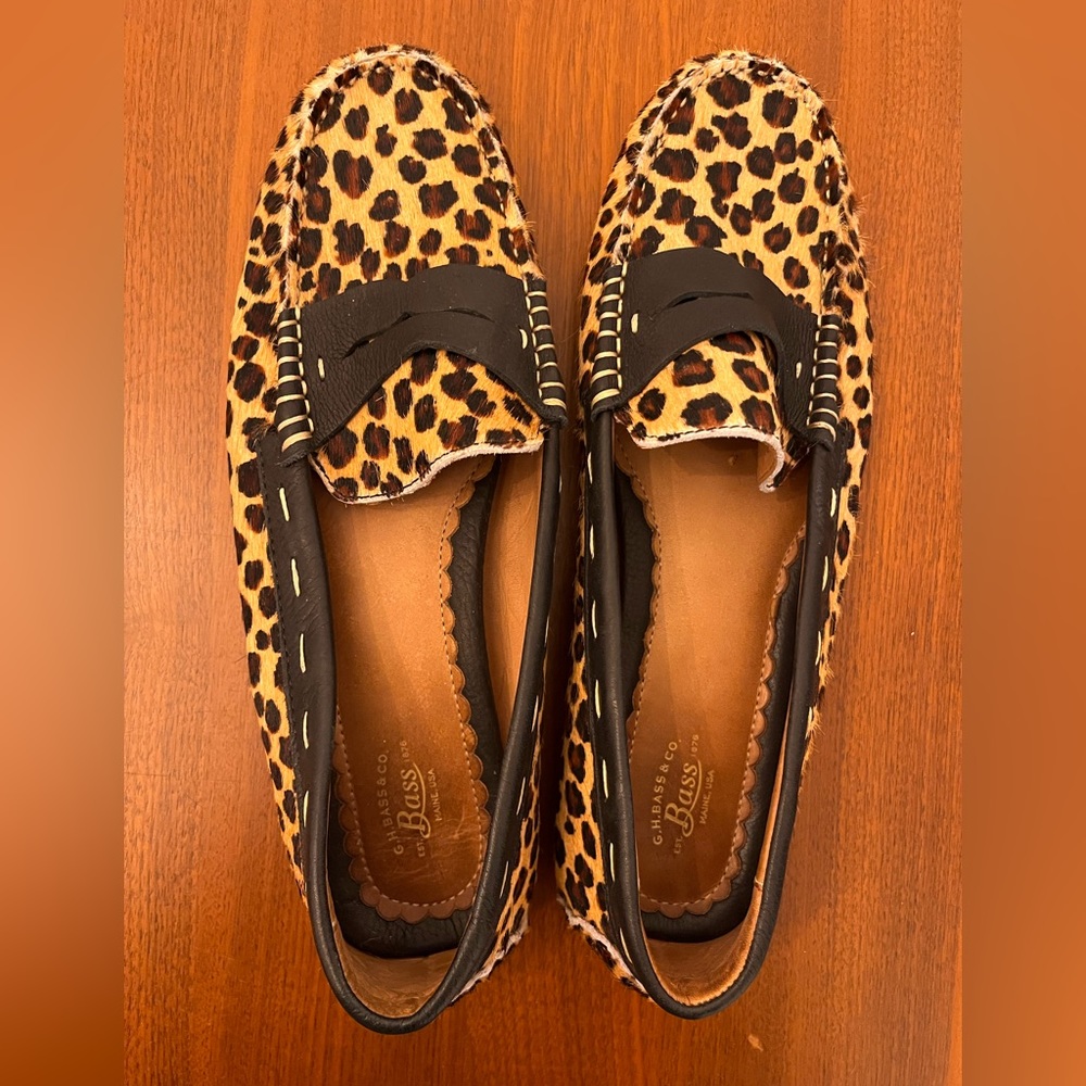 Like new calf hair loafers 10